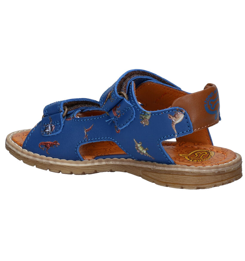 STONES and BONES Delo Blauwe Sandalen in leer (287902)