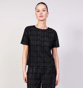 T-shirt zwart JDY T-shirts Zwart