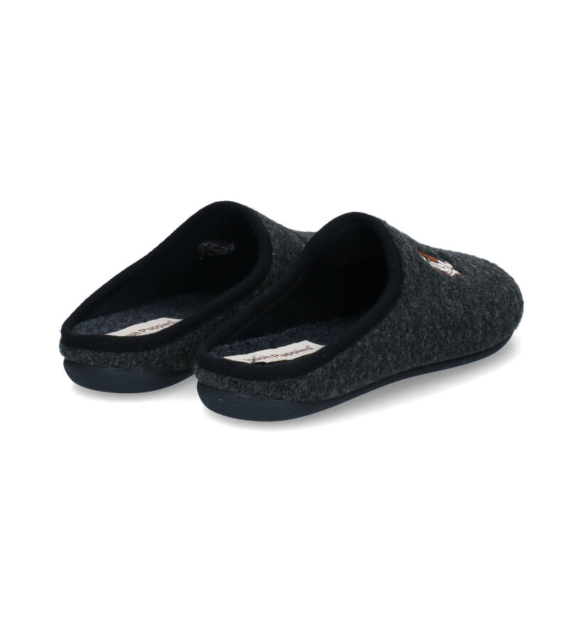 Hush Puppies Denox Pantoufles en Noir pour hommes (314002)