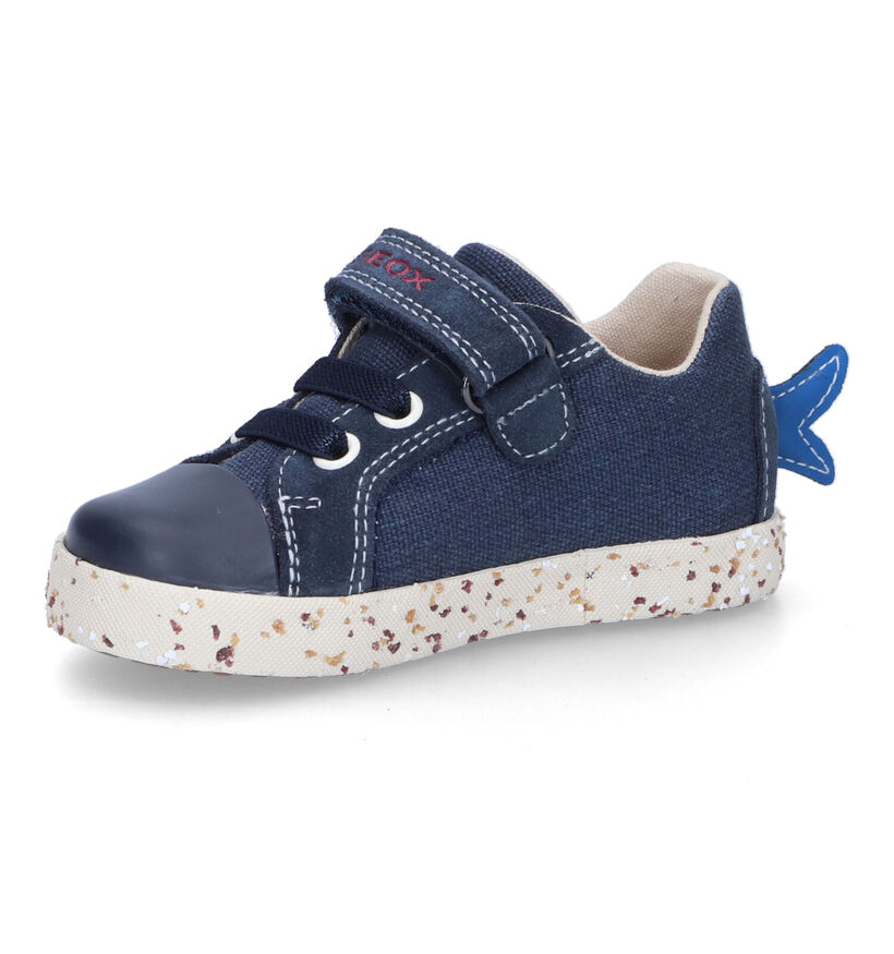 Geox Kilwi Blauwe Sneakers in nubuck (311031)