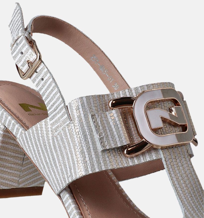 Nathan-Baume Gouden Sandalen met hak voor dames (356334)