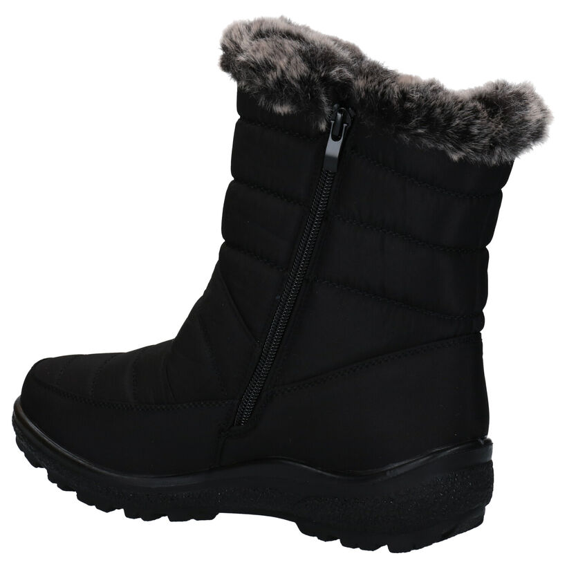 Soft Comfort Bottines fourrées en Noir pour femmes (343979)