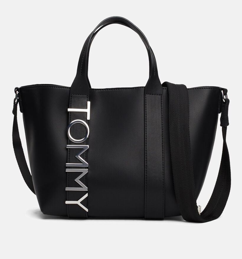 Tommy Hilfiger TJW City Bold Mini Tote Sac à main Noir pour femmes (346673)