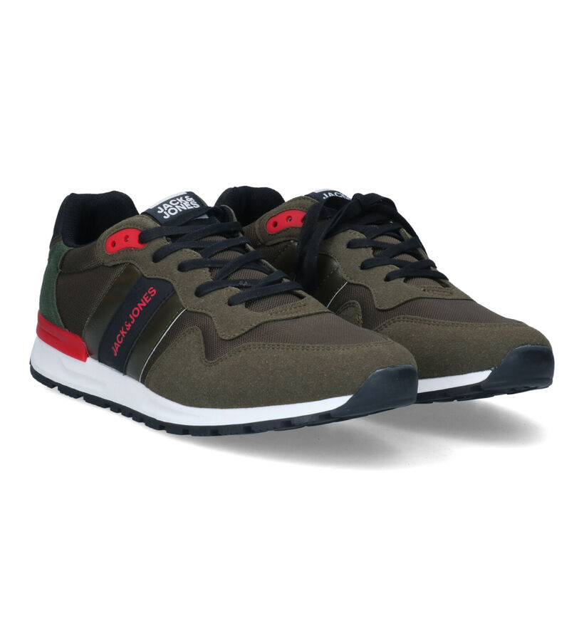 Jack & Jones Stellar Mesh Baskets en Kaki en textile (314959)