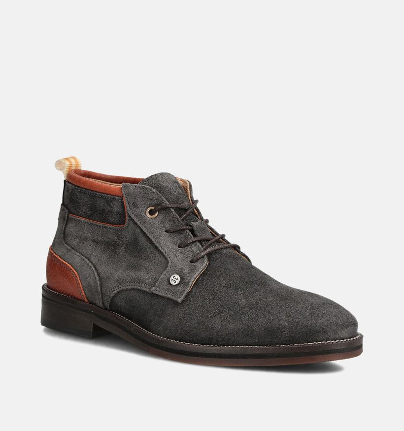 Berkelmans Silesia Chaussures classiques en Gris pour hommes (363156) - pour semelles orthopédiques