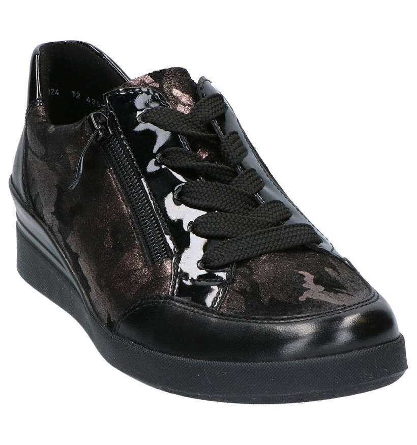 Ara Lazio Chaussures basses en Noir en cuir (260849)