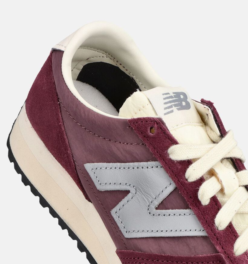 New Balance 471 Baskets basses en Violet fonc&eacute;/Gris pour femmes (374992) - pour semelles orthop&eacute;diques