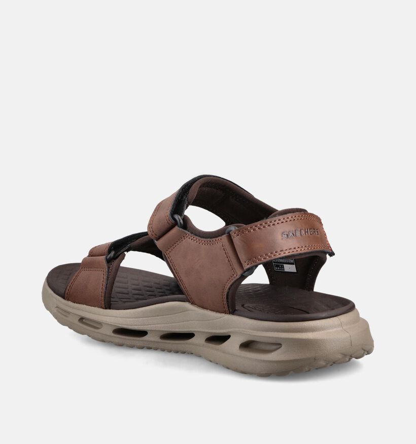 Skechers Orvan Bruine Sandalen voor heren (371054)