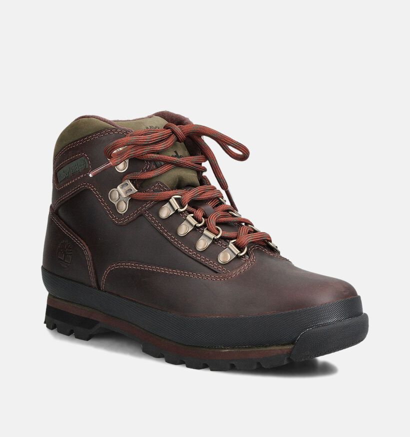 Timberland Euro Hiker Chaussures de randonn&eacute;e en Marron pour femmes, hommes (376472) - pour semelles orthop&eacute;diques