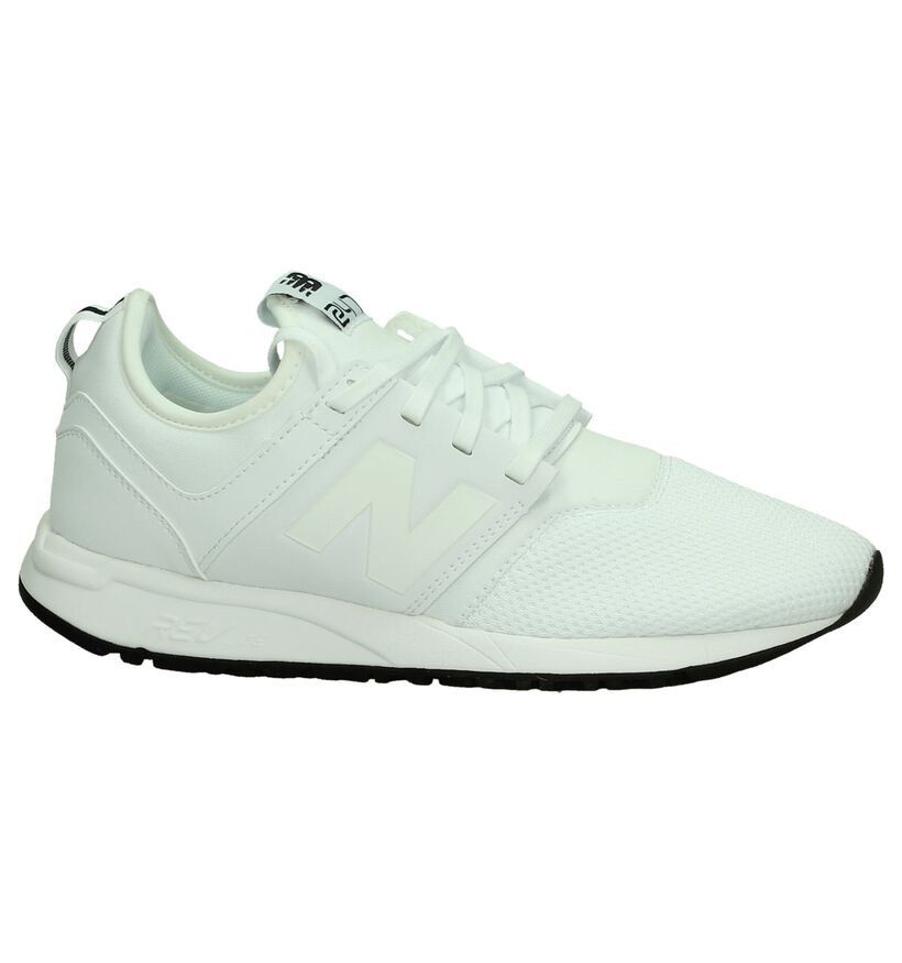 New Balance 247Baskets basses en Blanc en textile (190747)