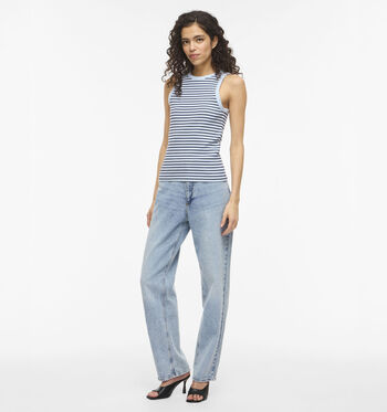 Vila D&eacute;bardeurs Blanc/Bleu