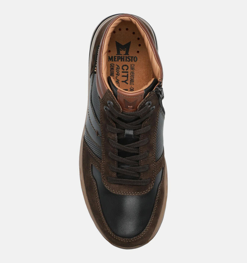 Mephisto Boran Velsport Boots en Brun pour hommes (379007) - pour semelles orthop&eacute;diques