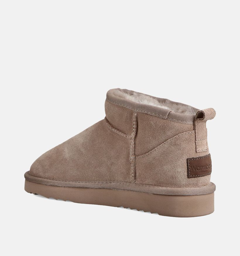 Warmbat Durack Bottines fourrées en Taupe pour femmes (362531)