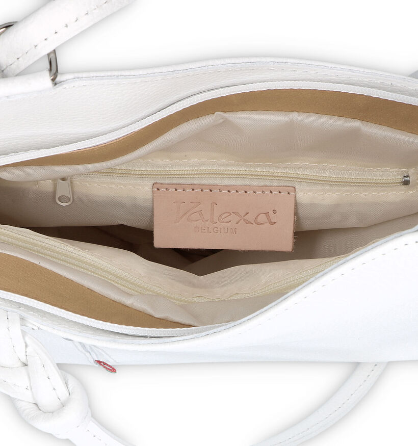 Time Mode Witte Schoudertas in leer (327495)