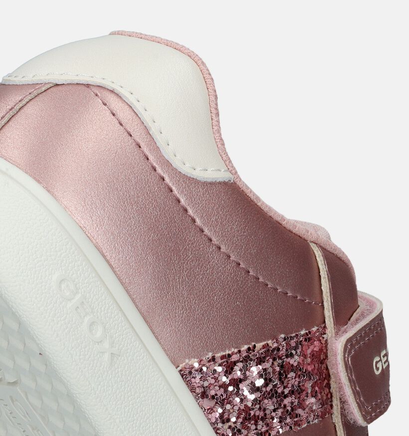 Geox Eclyper Baskets en Rose pour filles (335797) - pour semelles orthop&eacute;diques