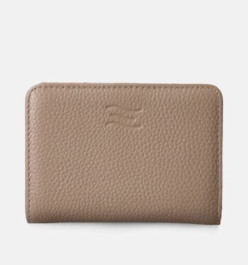 Porte-monnaie taupe