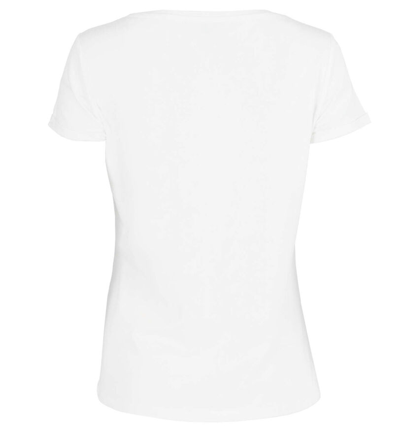 comma T-shirt en Blanc (279925)