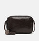 Tamaris Marina Snake Donkerbruine Crossbodytas voor dames (378745)