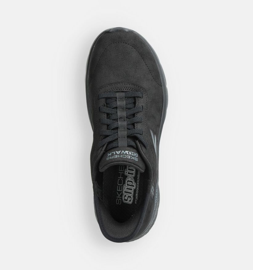Skechers Go Walk Flex Mali Zwarte Slip-in Sneakers voor dames (360892)