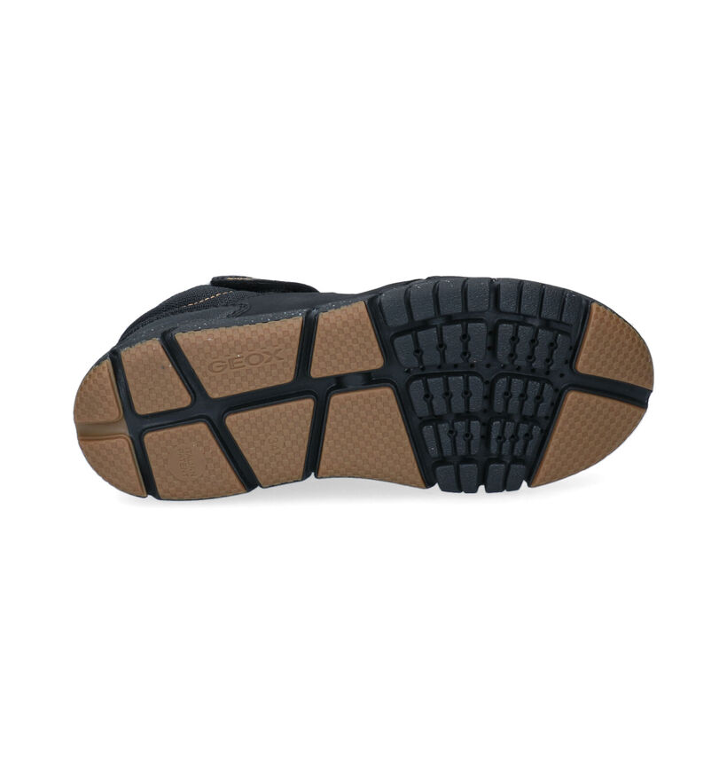 Geox Amphibiox Zwarte Hoge Schoenen in kunstleer (295108)
