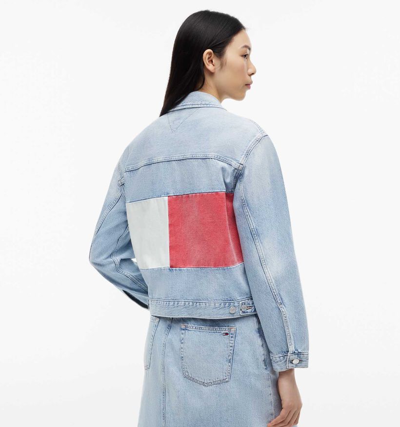 Tommy Hilfiger Vintage Relaxed Demin Manteaux courts en Bleu pour femmes (375850)