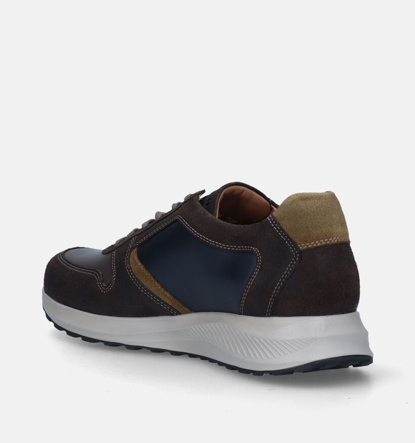 Mephisto Dino Old Velours Bruine Veterschoenen voor heren (345987) - geschikt voor steunzolen