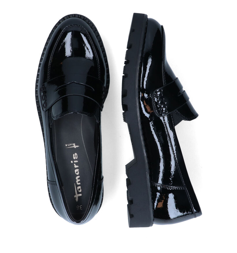 Tamaris Chaussures à enfiler en Noir en verni (315375)