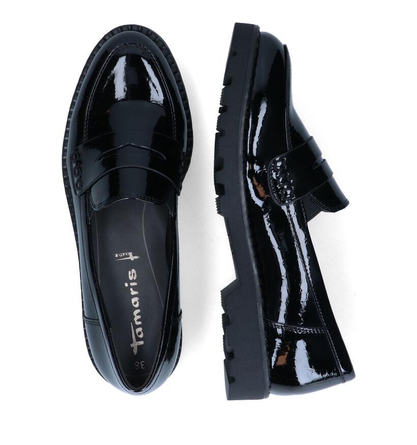 Tamaris Zwarte Mocassins in lak (315375)