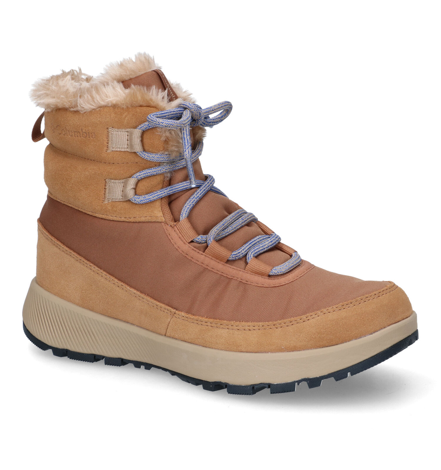 Columbia Slopside Peak Cognac Snowboots Dames Outdoorschoenen Online op TORFS.BE