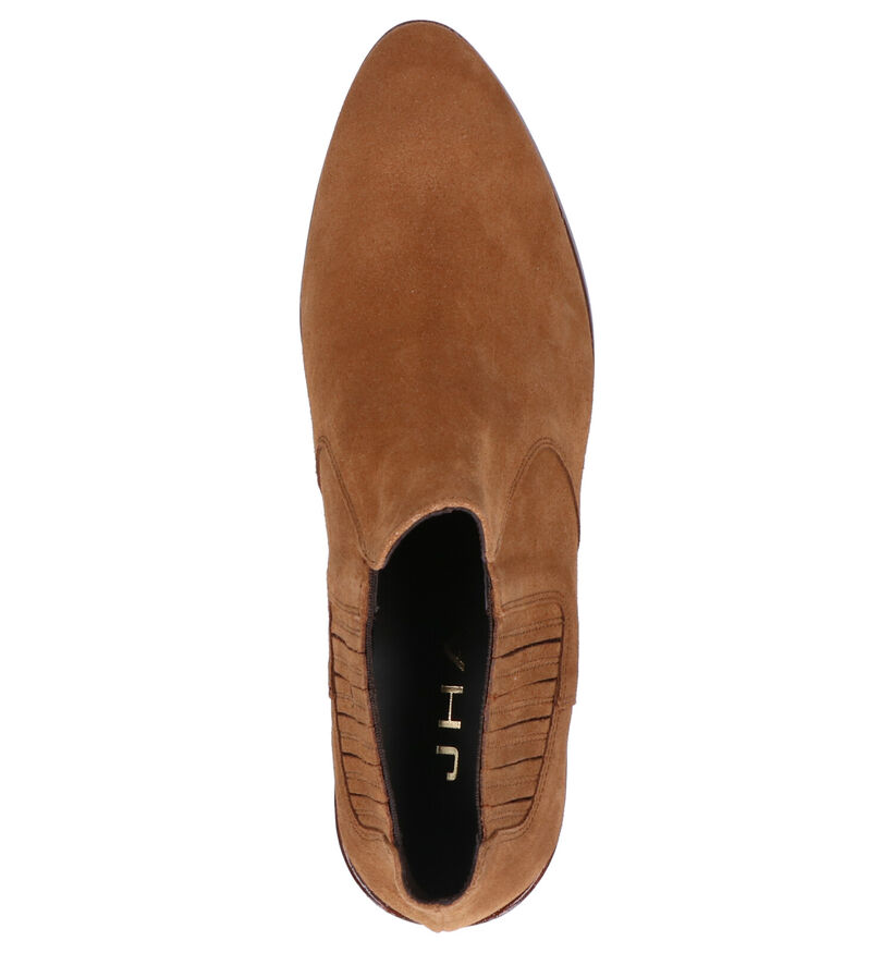 JHay Bottines à talons en Cognac en nubuck (262339)