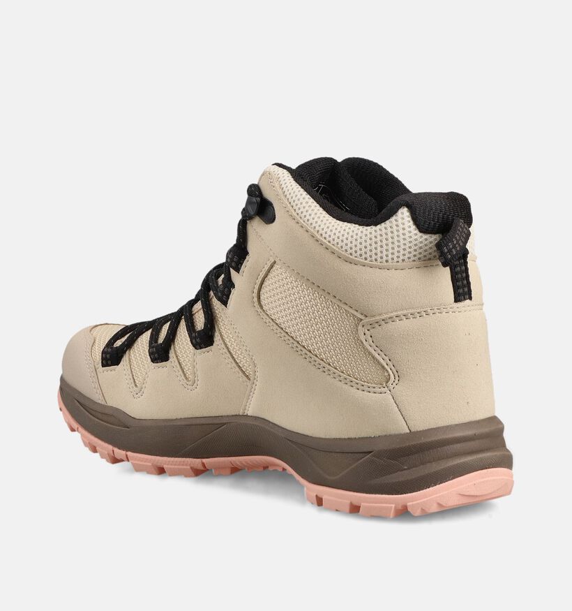 Icepeak Ansio MS Lichtbeige Halfhoge Wandelschoenen voor dames (380843) - geschikt voor steunzolen