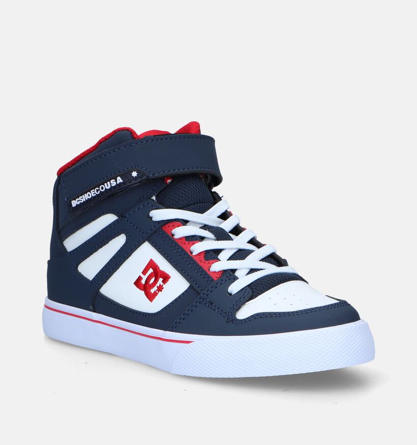 DC Shoes Pure High Top Baskets en Bleu pour garçons (334931)