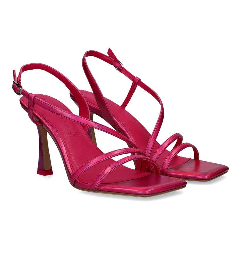 Tamaris Sandales à talons en Rose fuchsia pour femmes (322342)