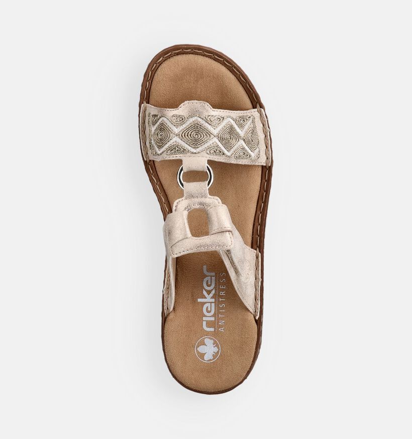 Rieker Gouden Slippers voor dames (370394)
