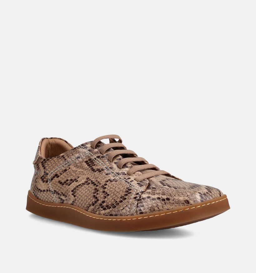 El Naturalista Origin Snake Chaussures &agrave; lacets en Marron pour femmes (372223) - pour semelles orthop&eacute;diques