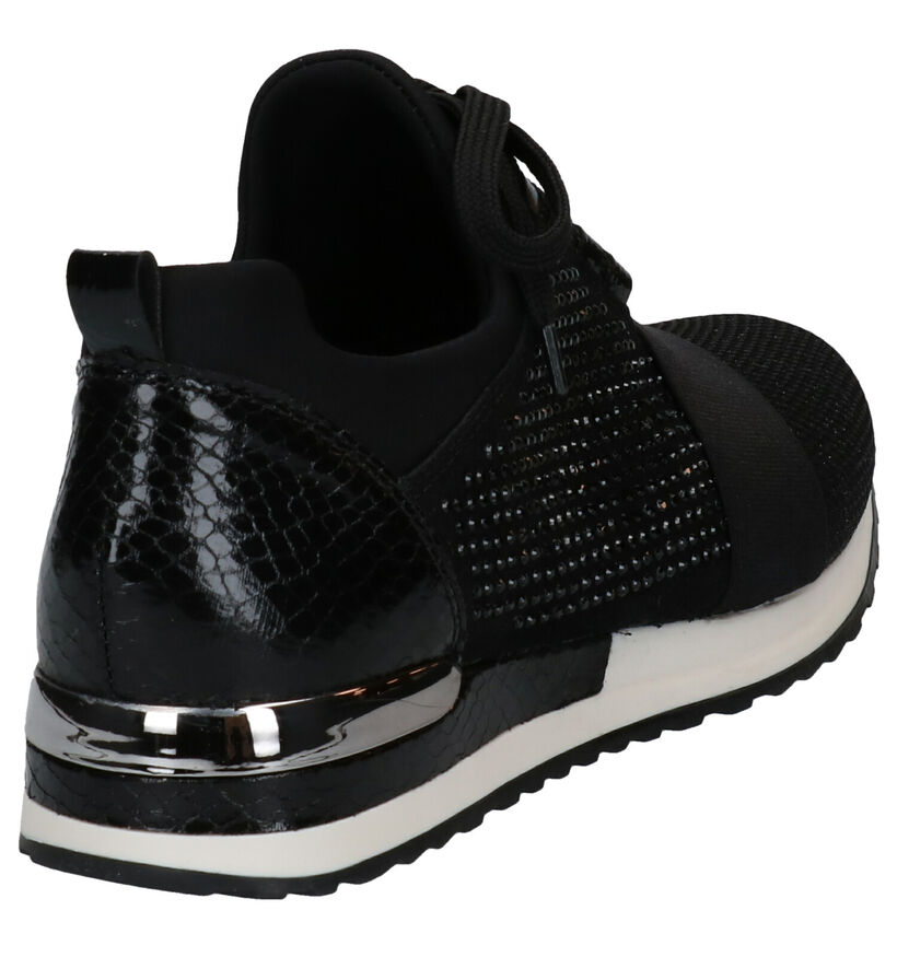 Remonte Zwarte Slip-on Sneakers in kunstleer (294015)