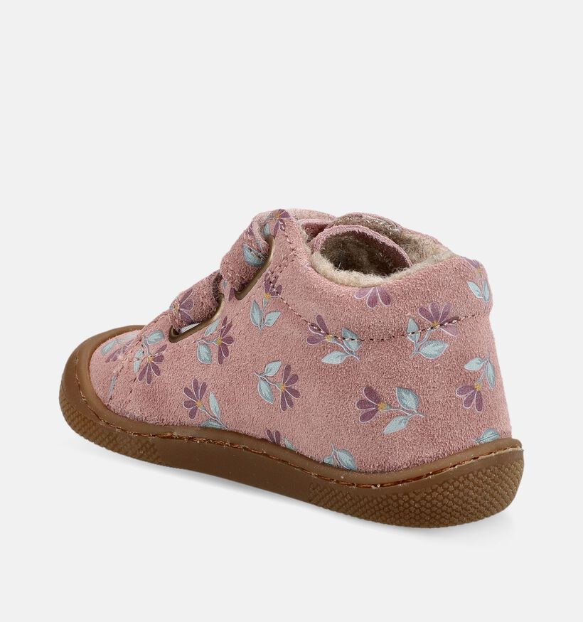 Naturino Barefoot Amur Roze Boots met Velcro voor meisjes (380158) - geschikt voor steunzolen
