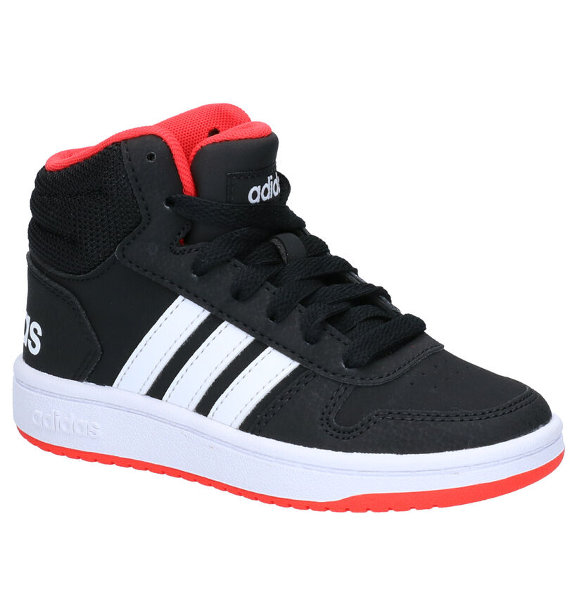 adidas Hoops Zwarte Sneakers voor jongens (299867)