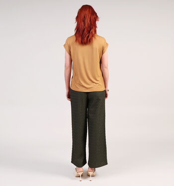 Vila T-shirts Marron/Bleu/Rouge