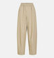 Vila Eponine Beige Barrel Geklede Broek voor dames (383836)