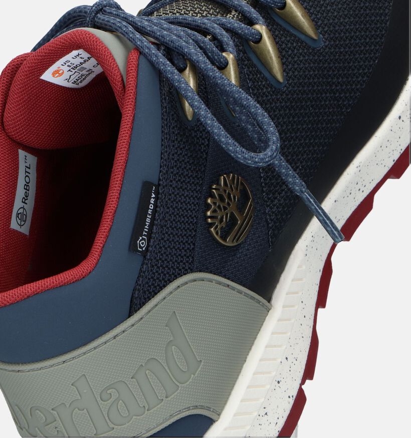 Timberland Sprint Trekker Mid Bottines en Bleu pour hommes (338600) - pour semelles orthopédiques