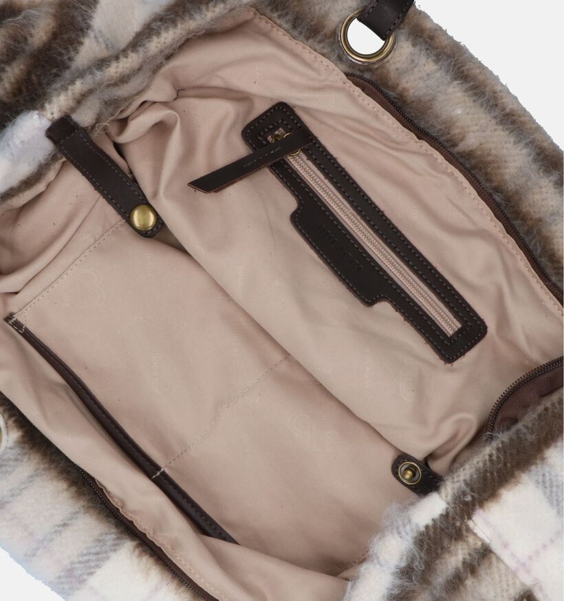 Bulaggi Plaidy Bruine Shopper met rits voor dames (348815)