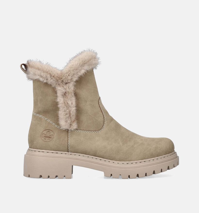Rieker Bottines Chelsea en Beige pour femmes (347429)