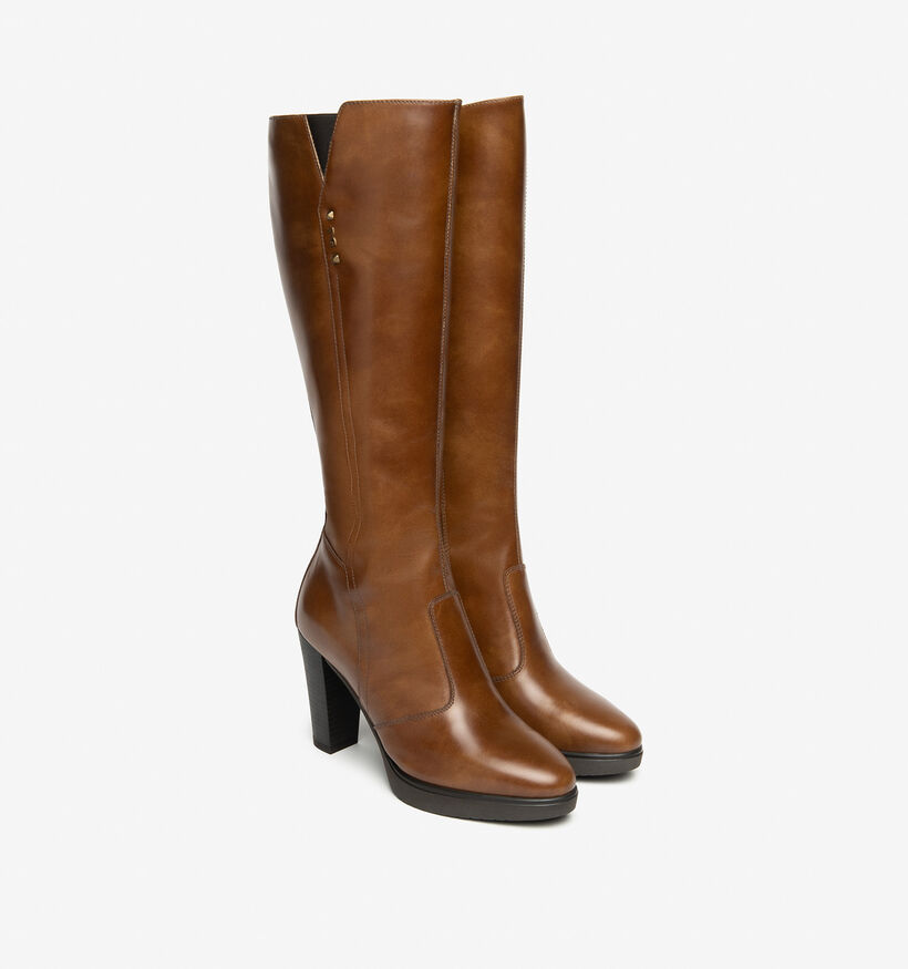NeroGiardini Cognac Lange Laarzen voor dames (363910)