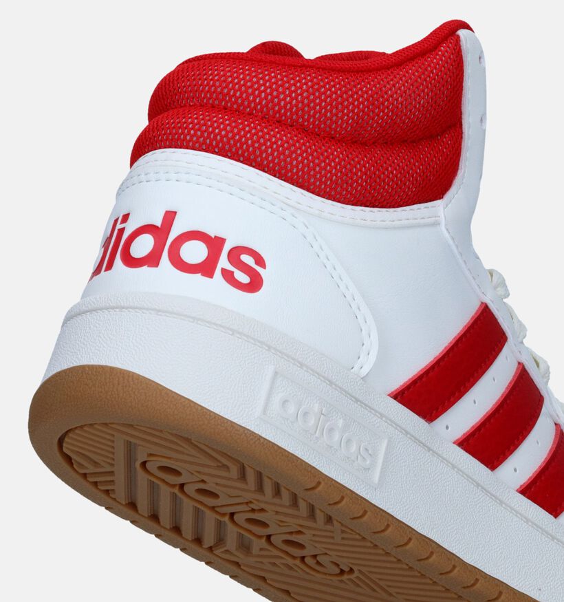 adidas Hoops 3.0 Mid Witte Sneakers voor dames (329410)