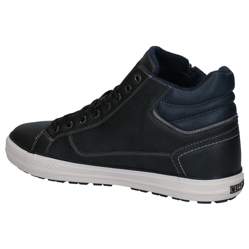 Mustang Chaussures hautes en Brun foncé pour hommes (329590)