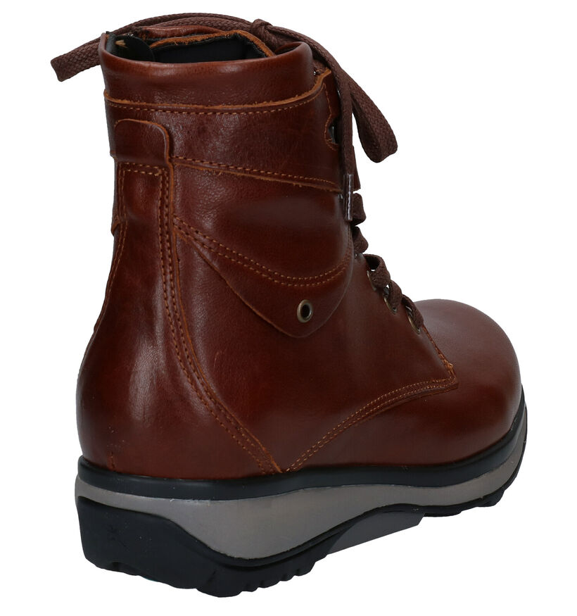 Xsensible Montreal Cognac Bottines voor dames (284945) - geschikt voor steunzolen