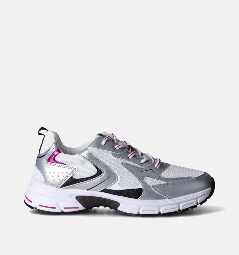 Gabor OptiFit Zilveren Sneakers voor dames (352054) - geschikt voor steunzolen