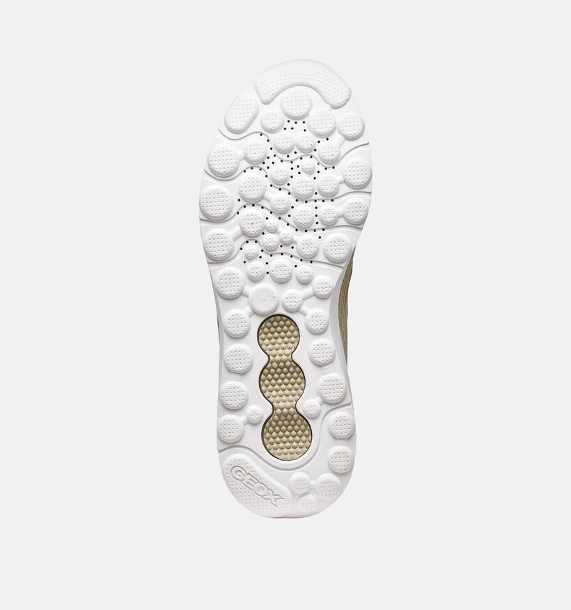 Geox Spherica Actif X1 Beige Sneakers voor heren (369114) - geschikt voor steunzolen