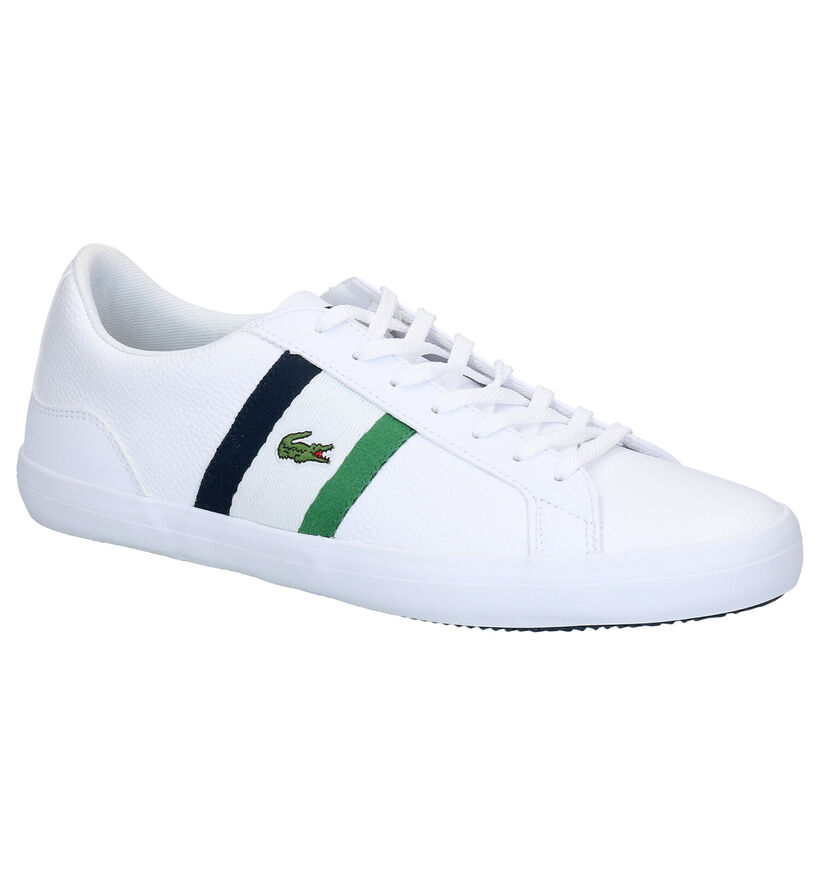 Lacoste Lerond Witte Sneakers in kunstleer (266948)